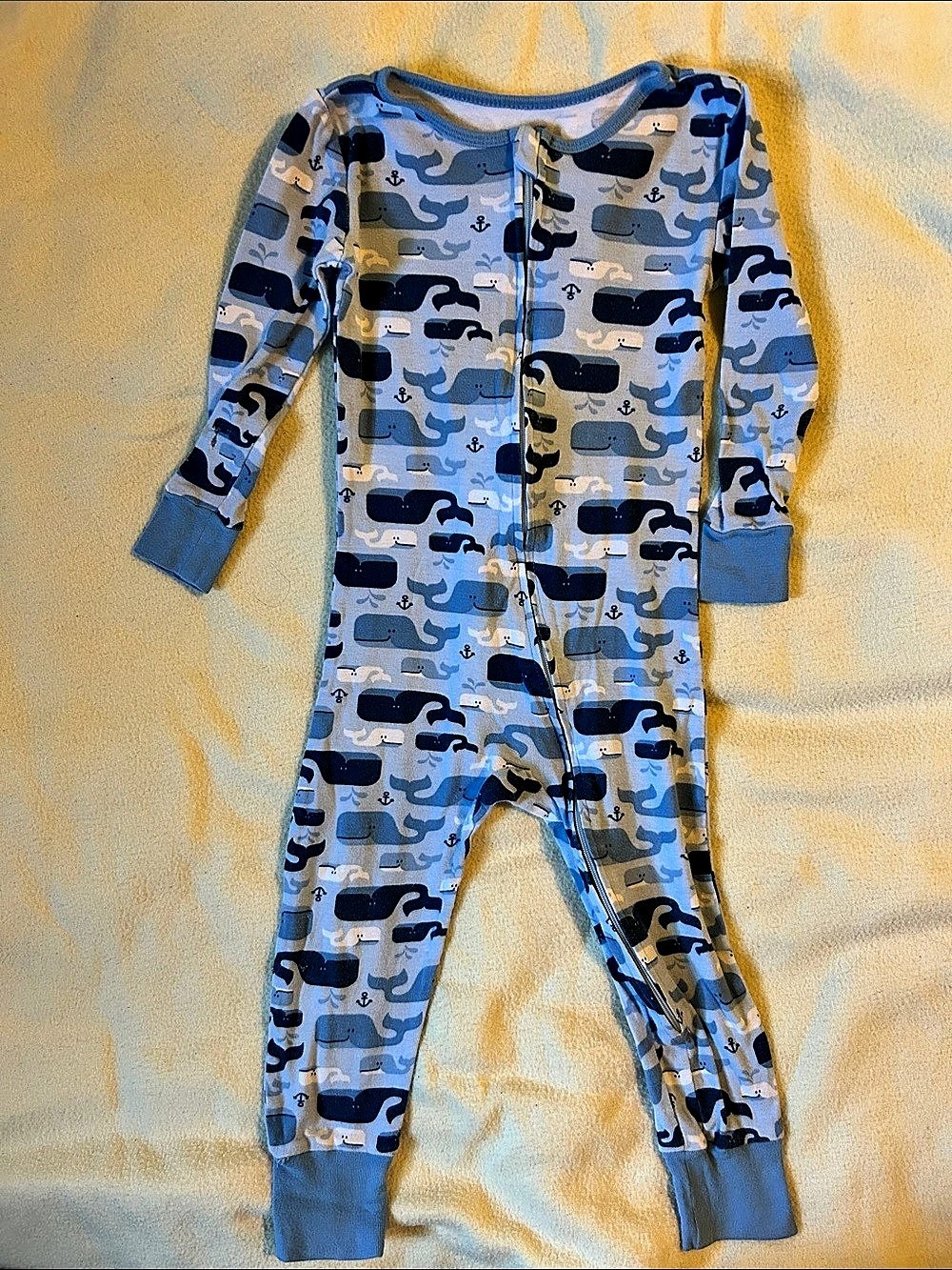 Absorba One Piece in Blue & Gray Like New